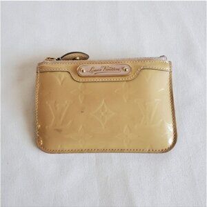 Louis Vuitton Vernis Leather Key Cles wallet cardholders